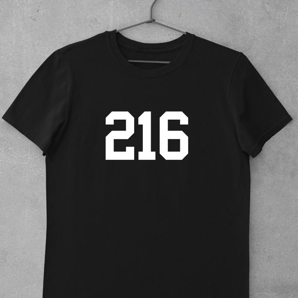 Cleveland Ohio Shirt, 216, Area Codes - Picture 1 of 1